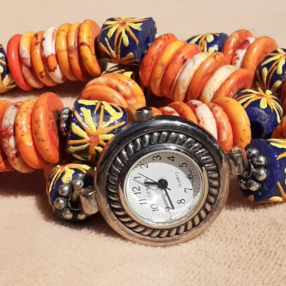 Geneva watch W/2 Beaded Bracelets - Picture 2 of 6